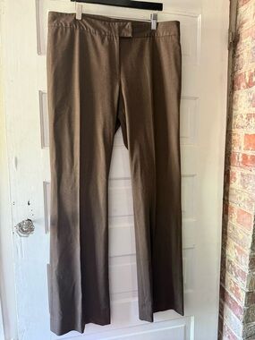 ANTONIO MELANI Brown Dress Pants - Tailored Straight Leg